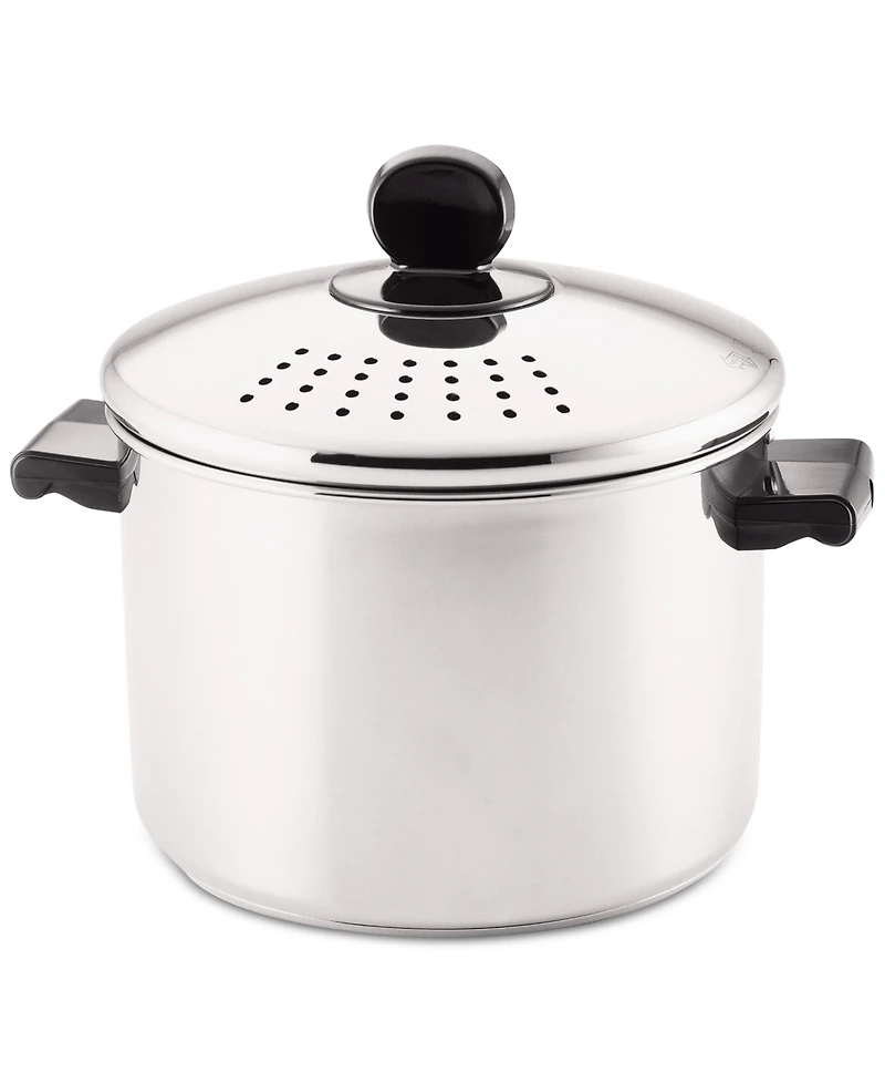 Farberware Classic Series Stainless Steel 8-Qt. Straining Stockpot & Lid