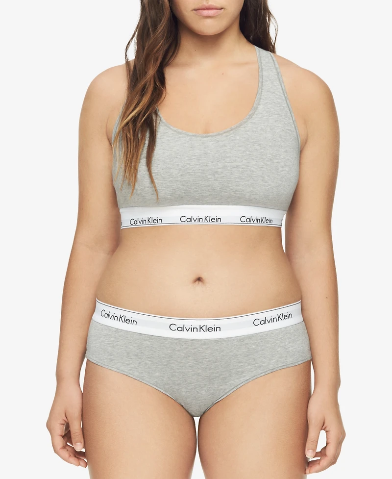 Calvin Klein Plus Size Modern Cotton Logo Hipster Underwear QF5118