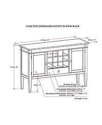 Thompson Sideboard Buffet & Wine Rack