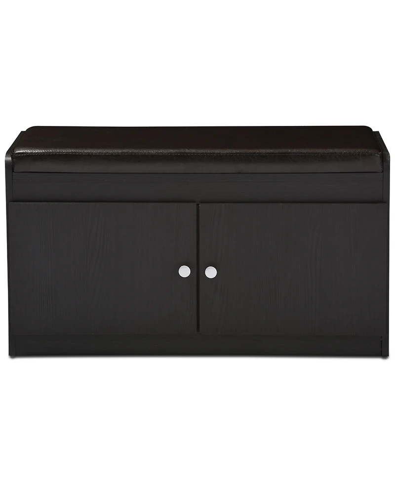 Glasser Cabinet with Seating Bench