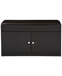 Glasser Cabinet with Seating Bench