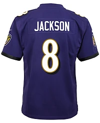 Big Boys and Girls Nike Lamar Jackson Baltimore Ravens Fashion Game Jersey