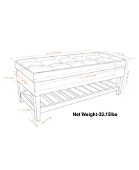 Verona Storage Ottoman