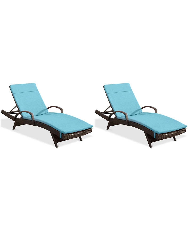 Hayden Outdoor Chaise Lounge (Set Of 2
