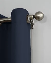 Montego Casual Textured Semi-Sheer Grommet Curtain Panel