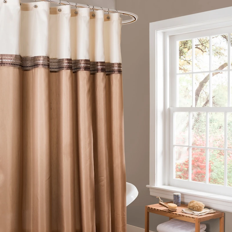 Lush Decor Terra Shower Curtain, 72" x
