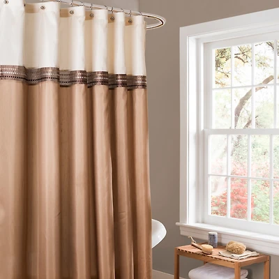 Lush Decor Terra Shower Curtain, 72" x