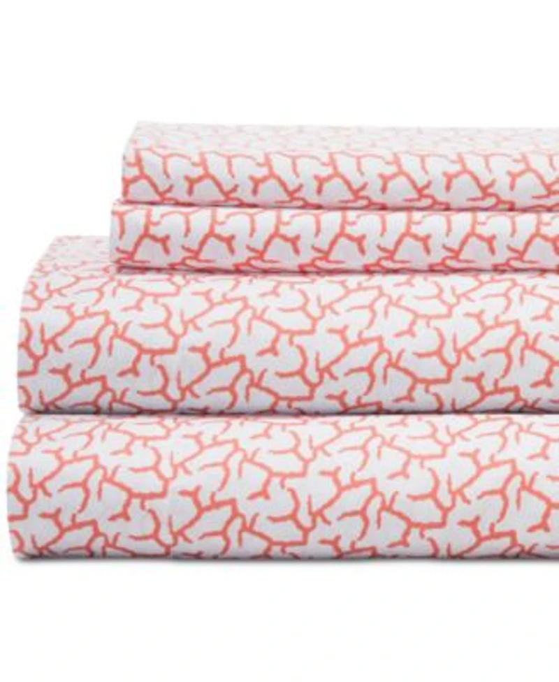 Beatrice Home Fashions Coastal Printed Sheet Sets