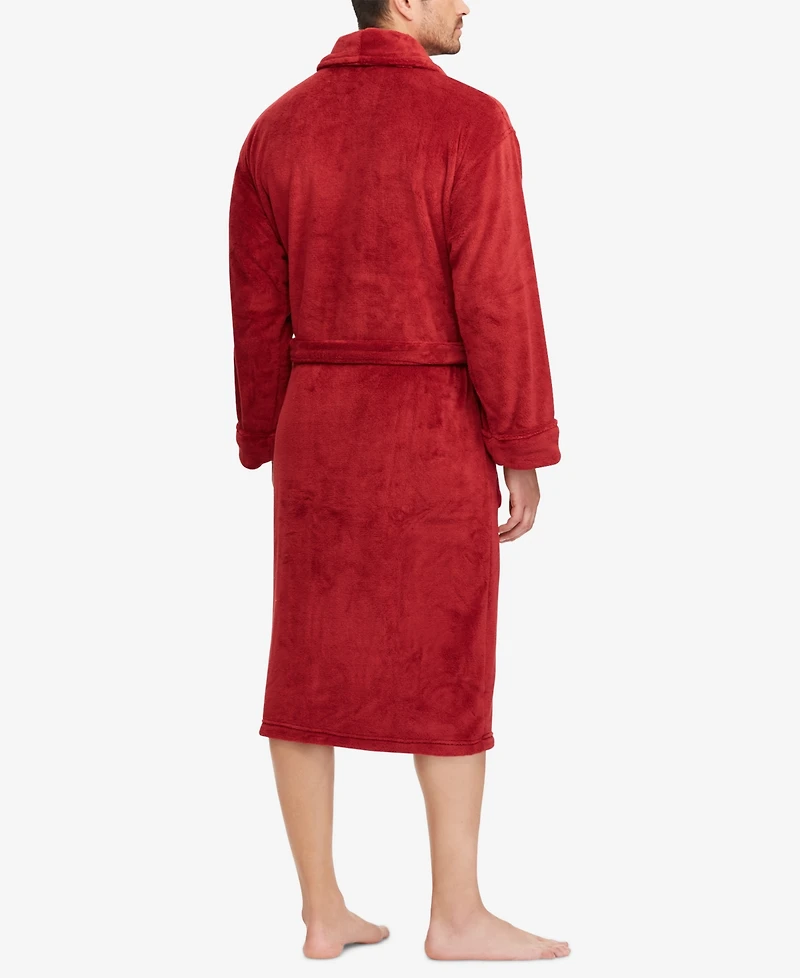 Polo Ralph Lauren Men's Microfiber Plush Shawl Collar Robe
