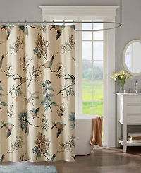 Madison Park Quincy Cotton Shower Curtain, 72" x 72"
