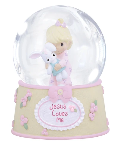 Jesus Loves Me Musical Snow Globe, Girl