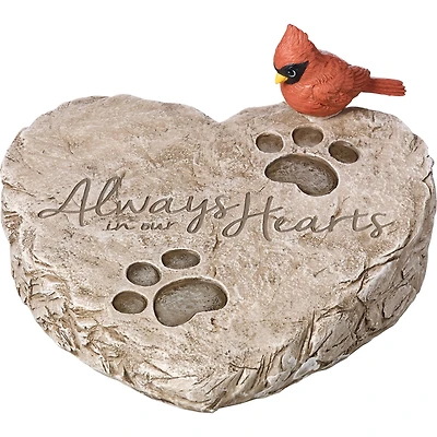 Always In Our Hearts Garden Stone
