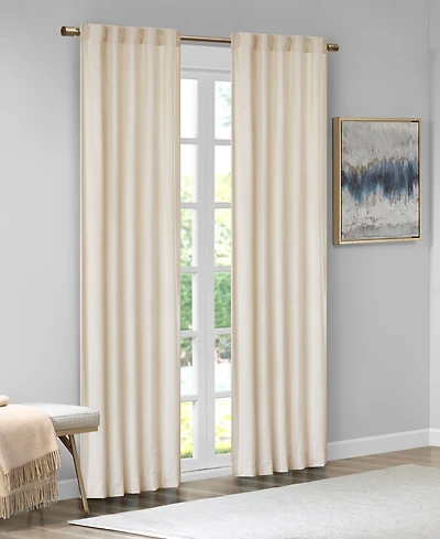 Colt Room Darkening Velvet Curtain Panel Pair, 37"W x 63"L