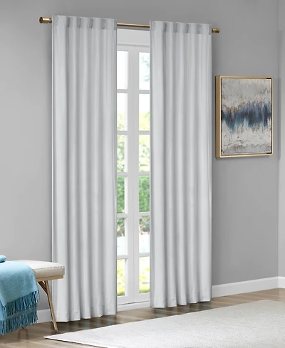 Colt Room Darkening Velvet Curtain Panel Pair, 37"W x 63"L