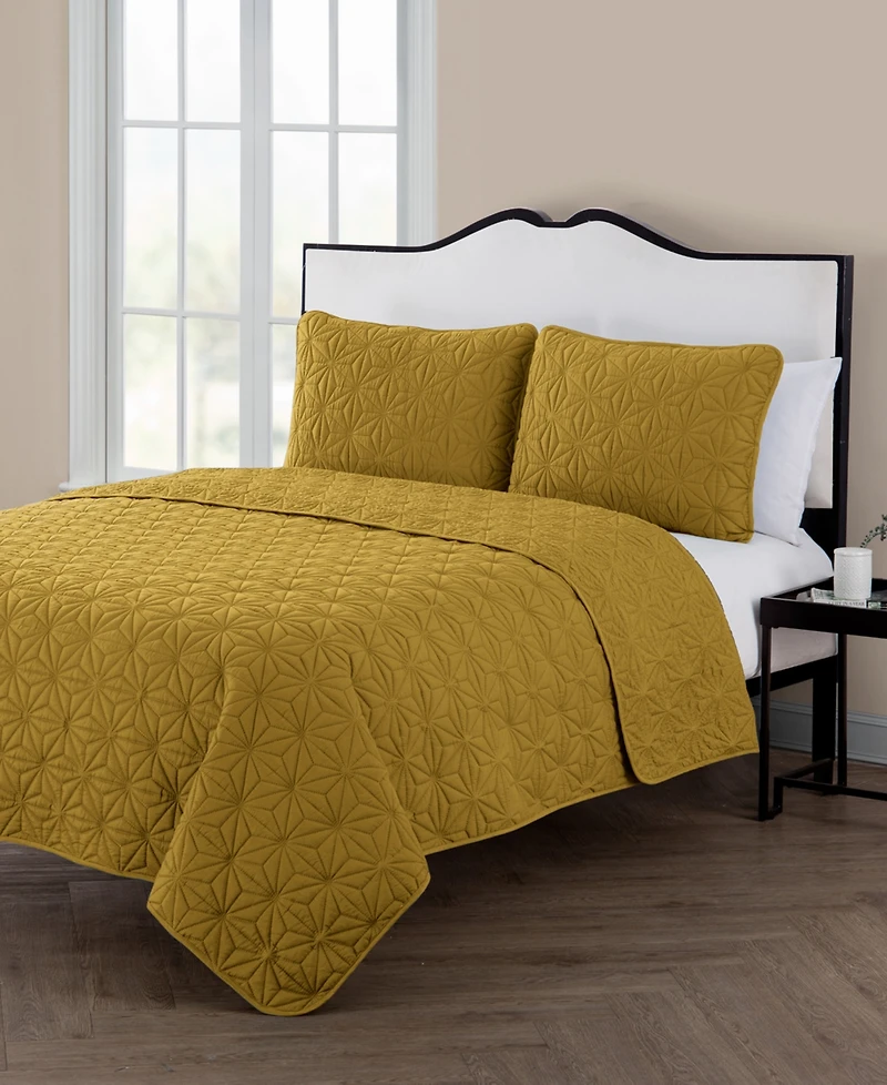 Vcny Home Kaleidoscope 3-Pc. Quilt Set, Full/Queen