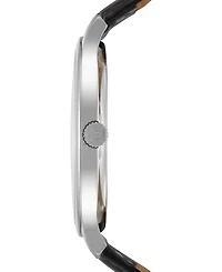 Tissot Men's Swiss Tradition Black Leather Strap Watch 42mm