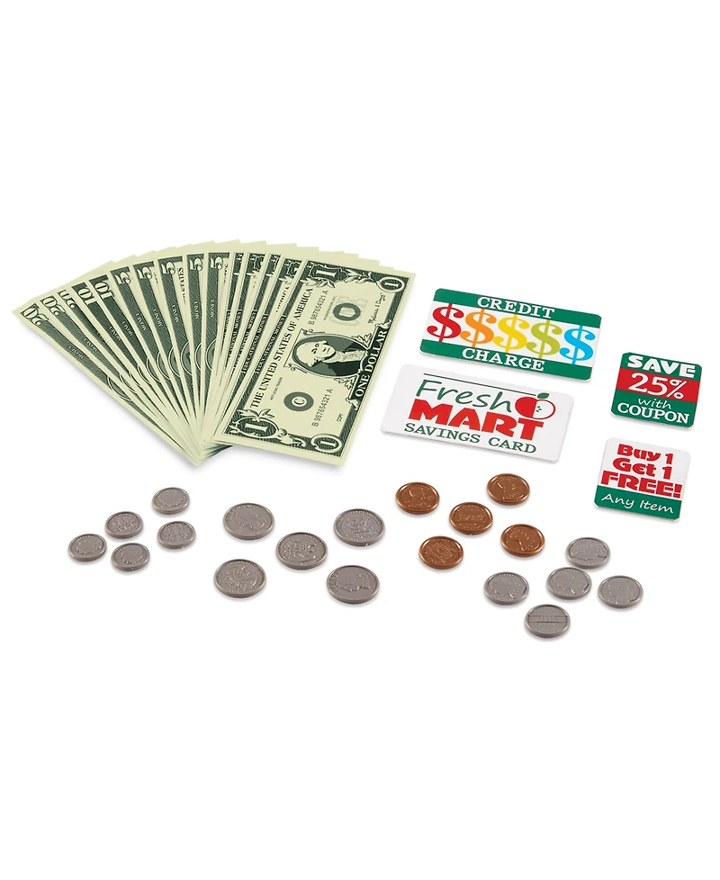Melissa & Doug Fresh Mart Grocery Store Companion Accessories Collection
