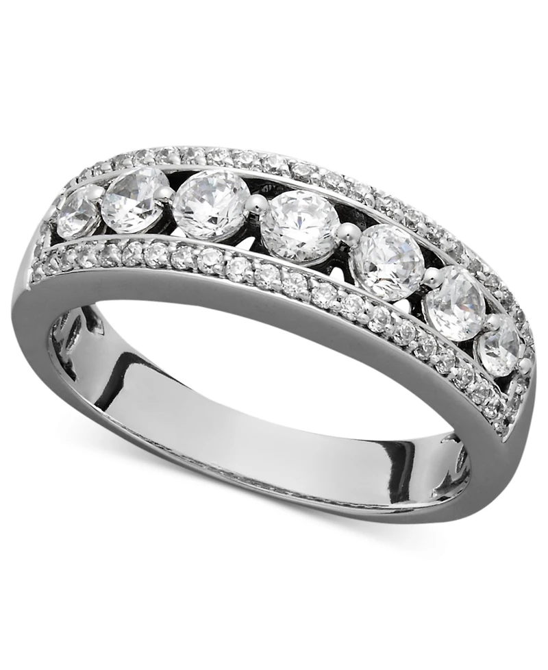 Macy's Diamond Band Ring (1 ct. t.w.) in 14k White Gold