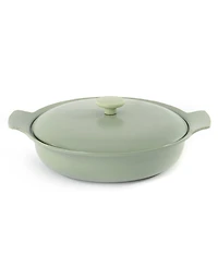BergHOFF Ron 11" Cast Iron Deep Skillet 3.5Qt. with Lid, Green