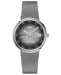 Mido Swiss Automatic Commander Shade Stainless Steel Mesh Bracelet Watch, 37mm - A Special Edition
