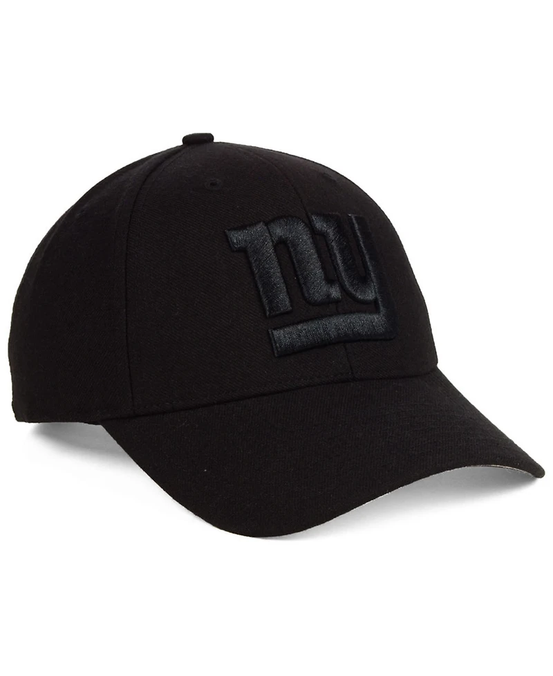 '47 Brand New York Giants Black & Black Mvp Strapback Cap