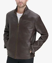 Cole Haan Men's Smooth Leather Jacket, Created for Macy's