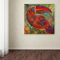 Oxana Ziaka 'Toucan Deco' Canvas Art - 35" x 35" x 2"