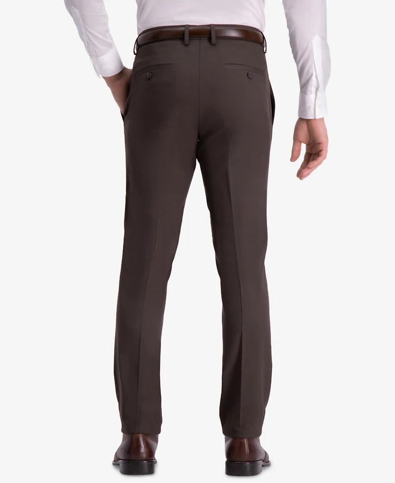 Kenneth Cole Reaction Men's Slim-Fit Shadow Check Dress Pants