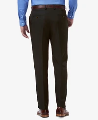 Haggar Men's Premium Comfort Stretch Classic-Fit Solid Flat Front Dress Pants