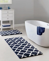 Madison Park Bittman Tufted Reversible Microfiber Bath Rug, 21" x 34"
