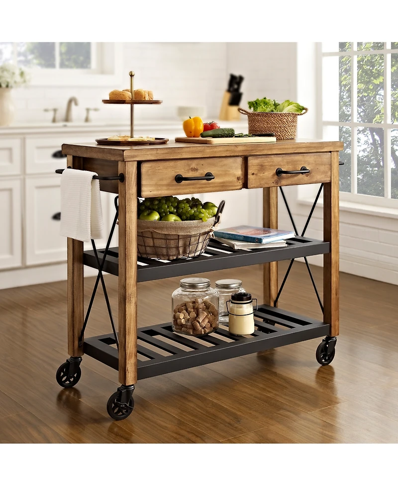Roots Rack Industrial Kitchen Cart