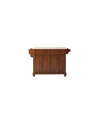 Cambridge Natural Wood Top Kitchen Island