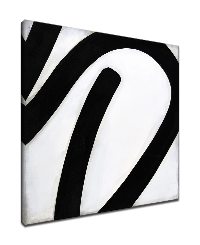 Ready2HangArt, 'Lines Ii' Shape Canvas Wall Art, 40x40"