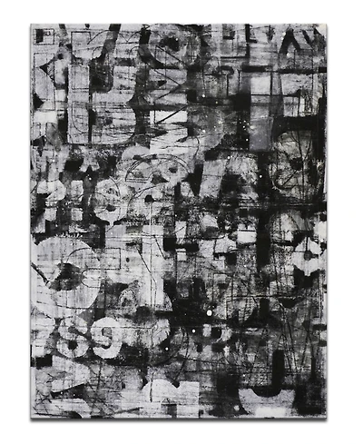 Ready2HangArt, 'Street Smart I' Abstract Canvas Wall Art, 40x30"