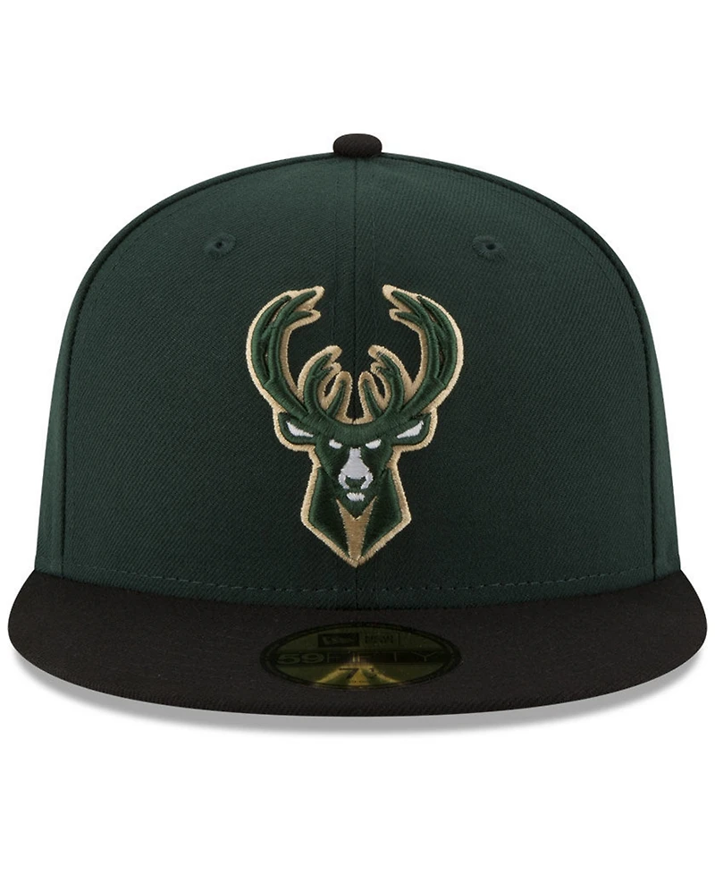 New Era Milwaukee Bucks Basic 2 Tone 59FIFTY Fitted Cap