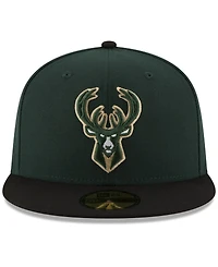 New Era Milwaukee Bucks Basic 2 Tone 59FIFTY Fitted Cap