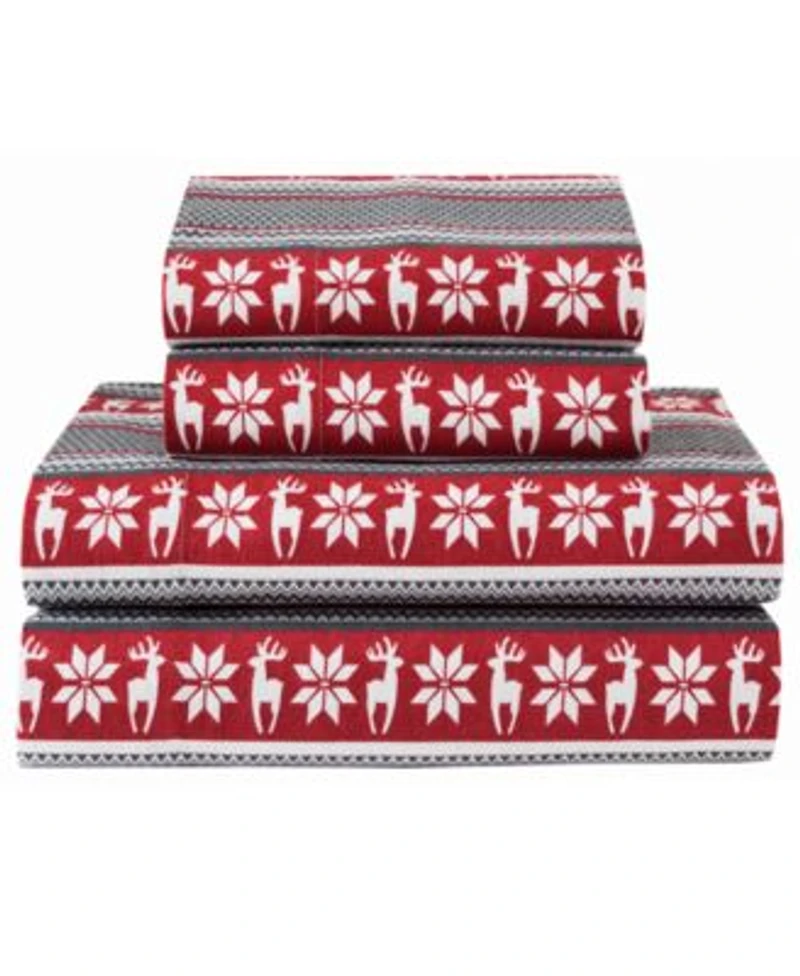 Winter Nights Cotton Flannel Sheet Sets