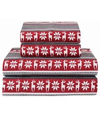 Winter Nights Cotton Flannel Sheet Sets