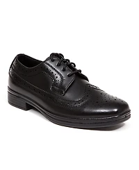 Deer Stags Little and Big Boys Wide Ace Dress Wing-Tip Comfort Oxford
