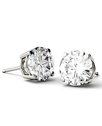 Moissanite Stud Earrings (3 ct. t.w. Diamond Equivalent) in 14k White or Yellow Gold