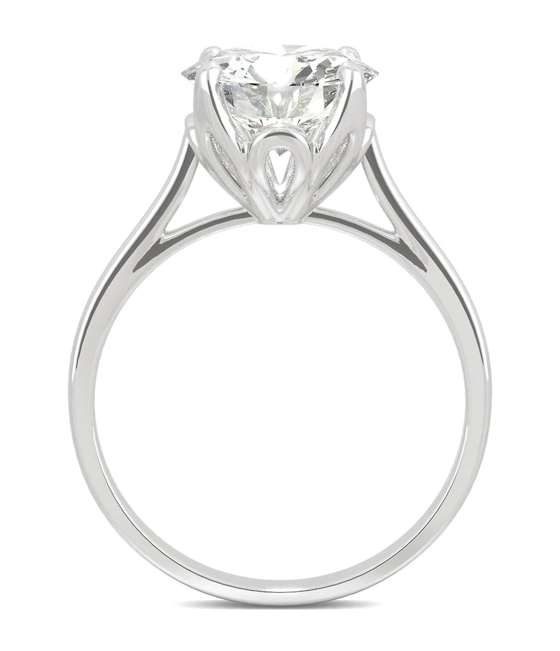 Moissanite Round Solitaire Ring (2-3/4 ct. tw. Diamond Equivalent) 14k White Gold or Yellow