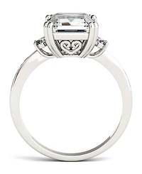 Moissanite Emerald Engagement Ring (3-3/4 ct. tw.) 14k White Gold