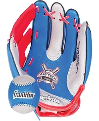 Franklin Sports Air Tech 9" Baseball Glove Right Handed Thrower With Ball