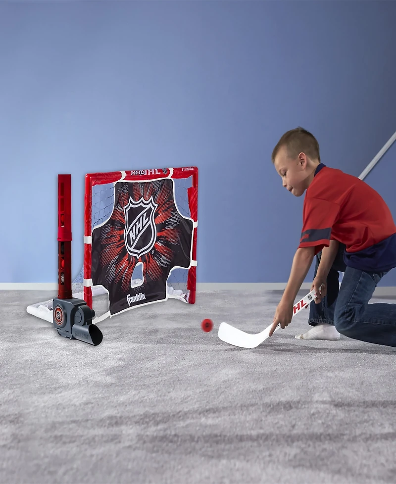 Franklin Sports Mini Hockey Automatic Passer, Goal & Target Set