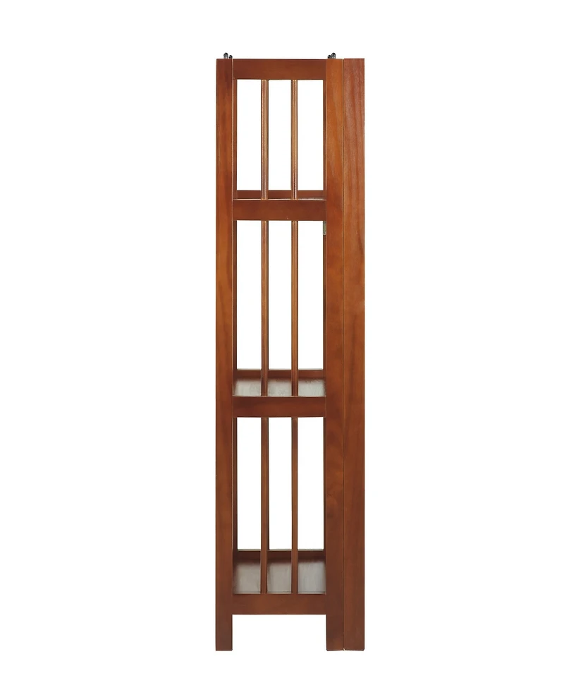 3 - Shelf Folding Bookcase 14" Wide