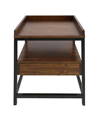 Horizon End Table with Drawer