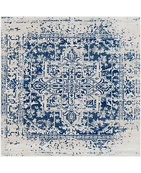 Livabliss Harput Hap-1021 Dark Blue 6'7" Square Area Rug