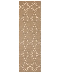 Livabliss Alfresco Alf-9587 Camel 2'3" x 11'9" Runner Area Rug, Indoor/Outdoor
