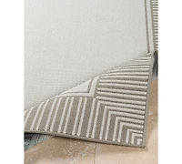 Livabliss Alfresco Alf-9681 Taupe 5'3" x 7'6" Area Rug, Indoor/Outdoor