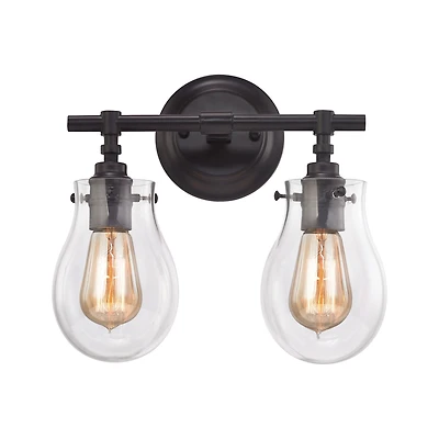 Jaelyn 2 Light Vanity in Oil Rubbed Bronze